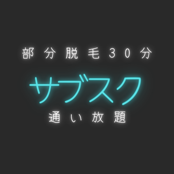 毎月通い放題コース　1回30分通い放題