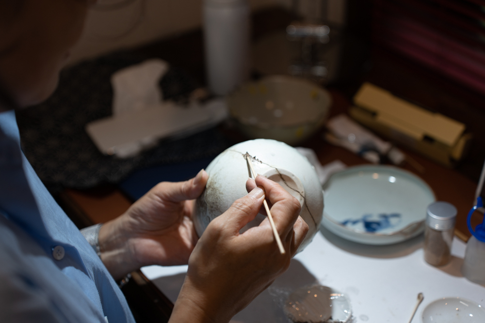 京の手習い 御茶ノ水教室 自習室　Ochanomizu Kintsugi Study Room