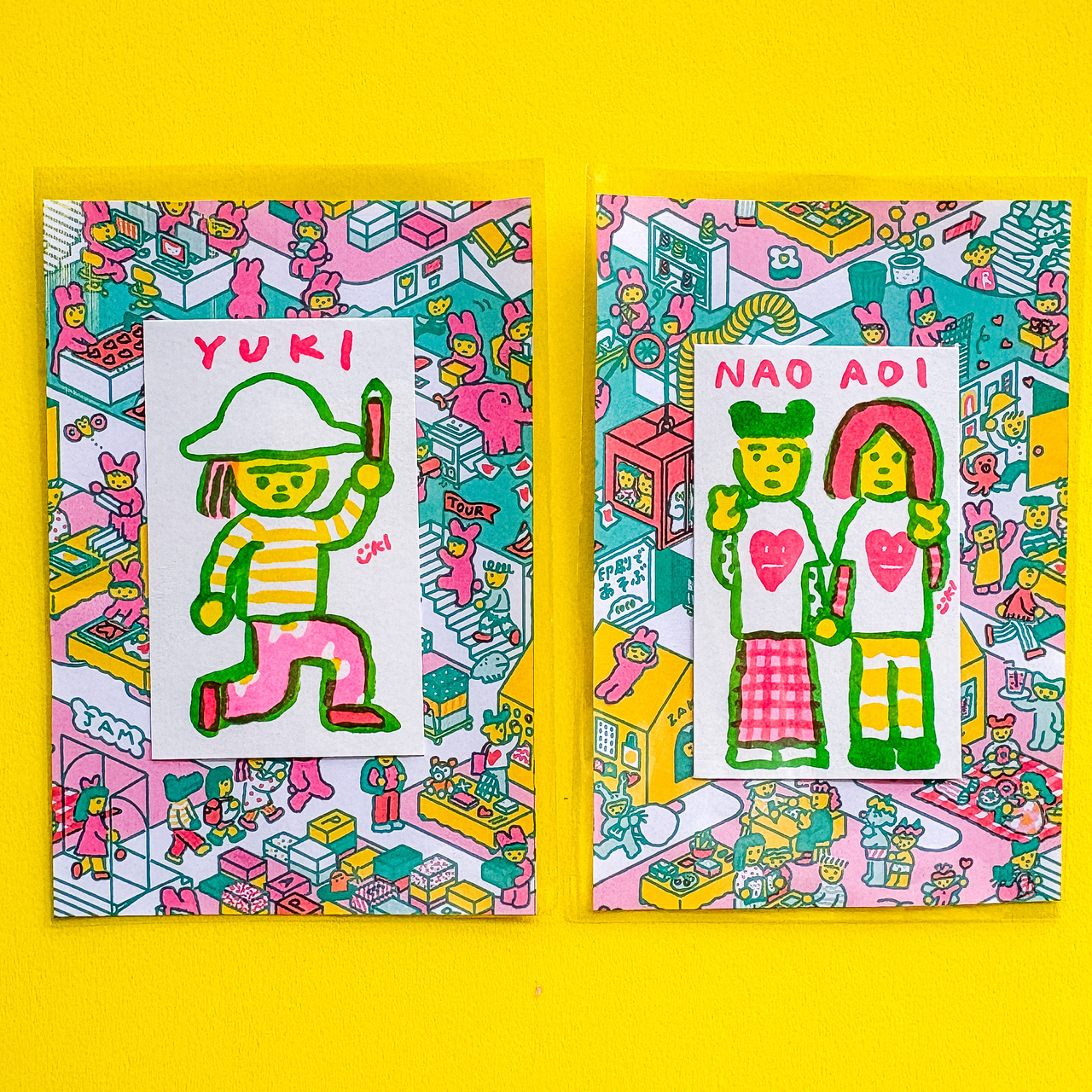 2/21（土）、2/22（日）　いといゆき「印刷工場 10分イラストにがおえ」／印刷工場ピクニック in 大阪