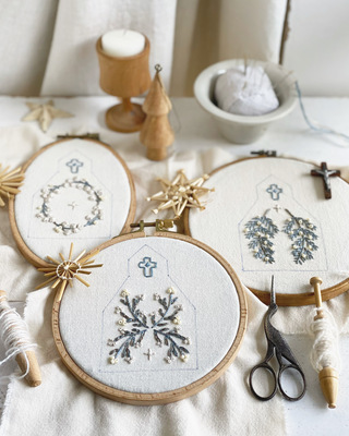 ｛刺繍とお菓子｝リバイバルレッスン＊教会のオーナメントを作る会