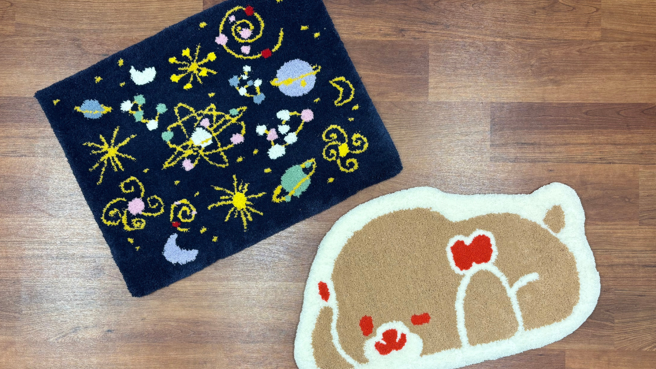 【オリジナルラグ制作コース】40cm×40cm　Tufting Workshop