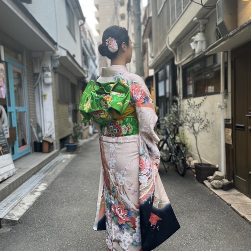 着物salonU レンタル着物G00026×袴CCB928 | 【京都さがの館】卒業式袴レンタル