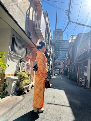 大阪梅田　렌탈 기모노 유카타 レンタル着物スリアン　フルセット5,900円返却当日20時までOK　大阪観光推し活