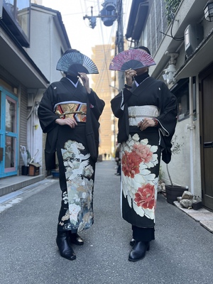 大阪梅田　렌탈 기모노 유카타 レンタル着物スリアン　フルセット5,900円返却当日20時までOK　大阪観光推し活