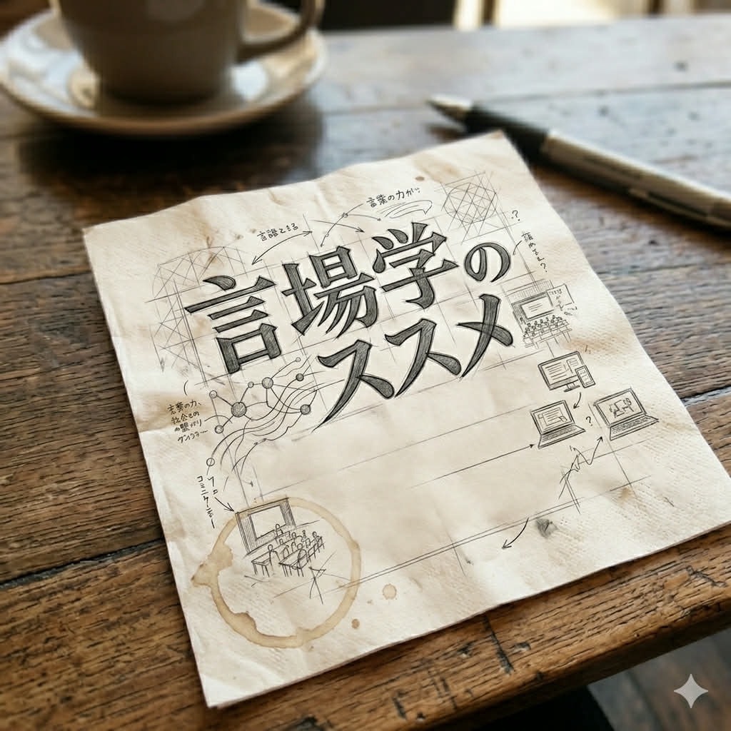 4月25日　言場学（ことばがく）のススメ