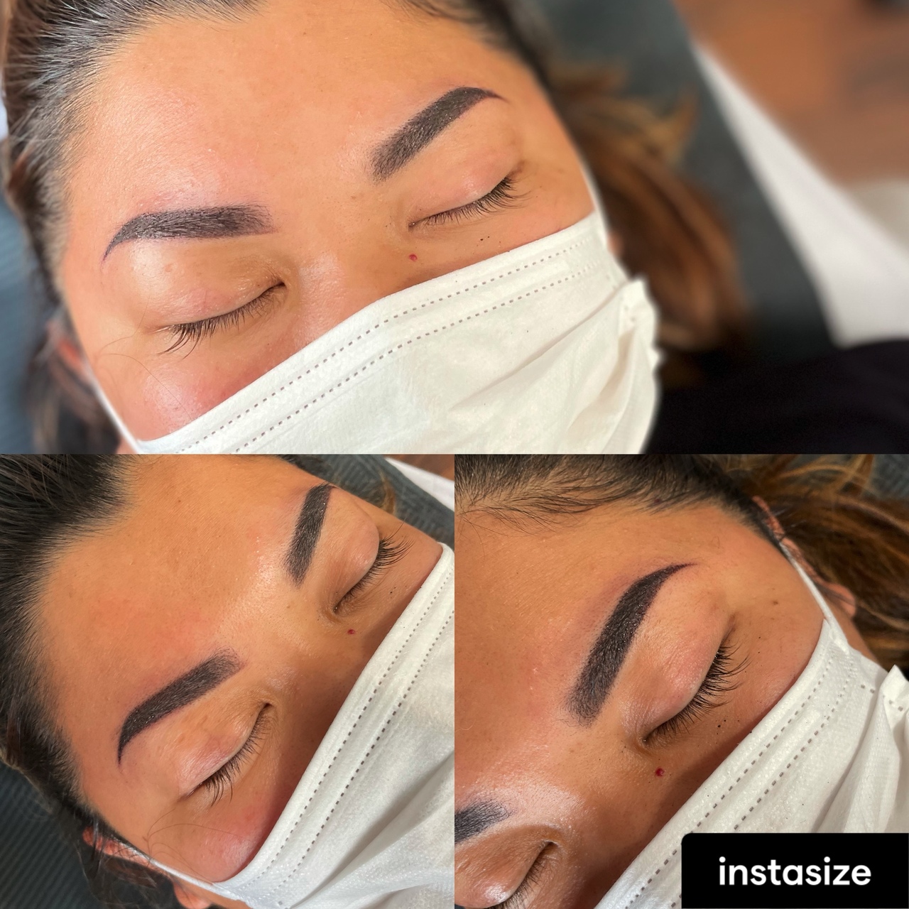 Ombre powder brows