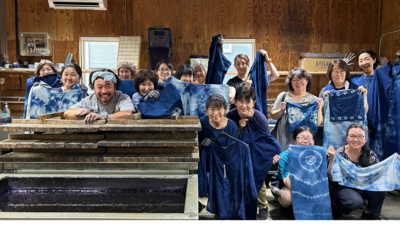 【プレミアム藍染め】藍建てに挑戦！本場徳島で藍染めプロの会