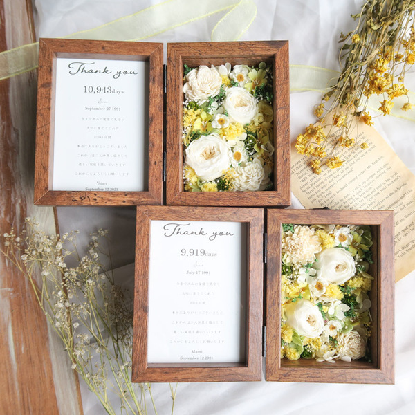 flower photoframe lesson フラワーフォトフレーム