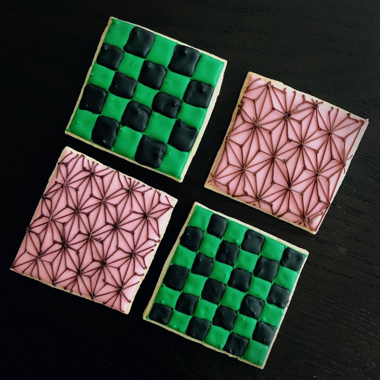 【足立区西新井】和柄フェア①市松模様と麻の葉文様のアイシングクッキーづくり｜2021年1月9日(土)