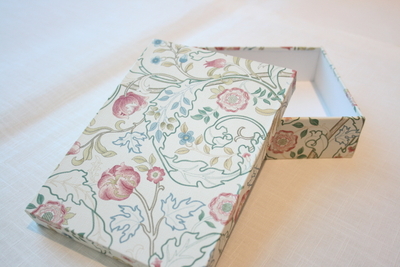 【はじめてのカルトナージュ】 ウィリアムモリスで作る ポストカードBOX　5月9日(土) ＊中学生以上