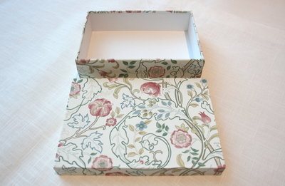 【はじめてのカルトナージュ】 ウィリアムモリスで作る ポストカードBOX　5月9日(土) ＊中学生以上