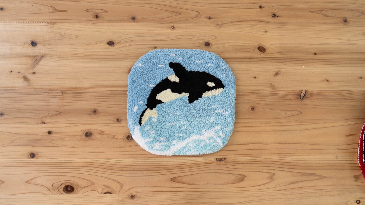 【NUULOOP】03／スタンダードラグ 60✕60サイズ