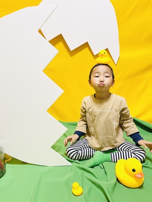Easter -yellow- 3月self photo booth