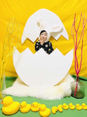 Easter -yellow- 3月self photo booth