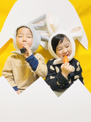 Easter -yellow- 3月self photo booth