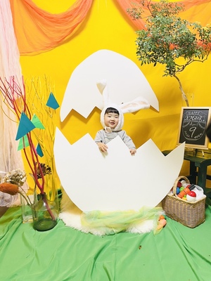 Easter -yellow- 3月self photo booth