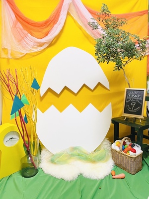 Easter -yellow- 3月self photo booth