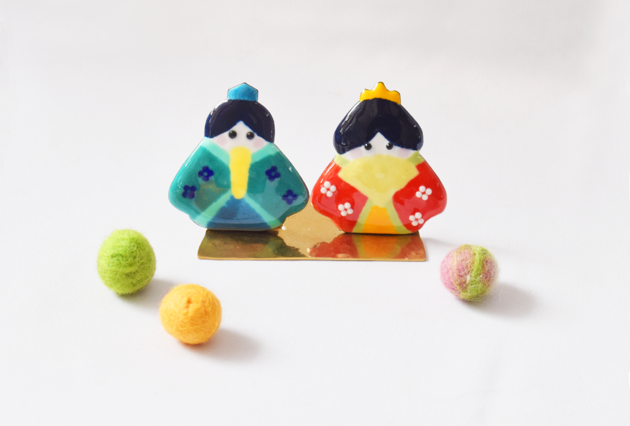 七宝焼でおひなさまをつくろう｜2/11(水･祝)【対象:小学生以上(小学3年生以下は保護者同伴)】