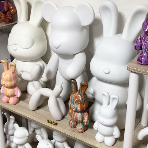 53cmくまうさぎ ベアアート体験🧸🎨