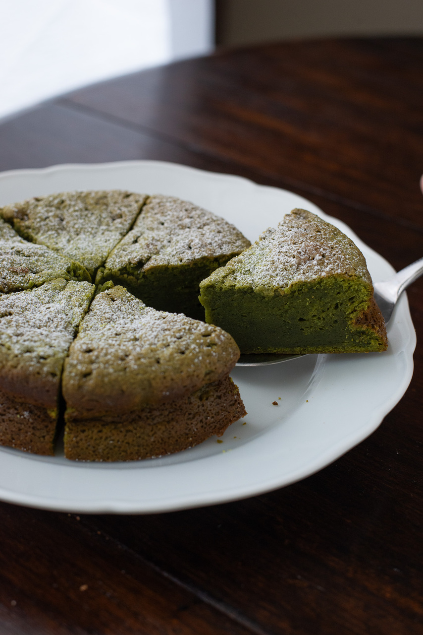 抹茶のガトーショコラ