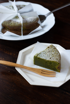 抹茶のガトーショコラ