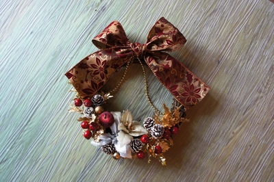 各回４組限定！クリスマスリース作り体験