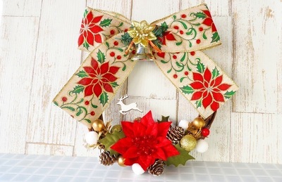 各回４組限定！クリスマスリース作り体験