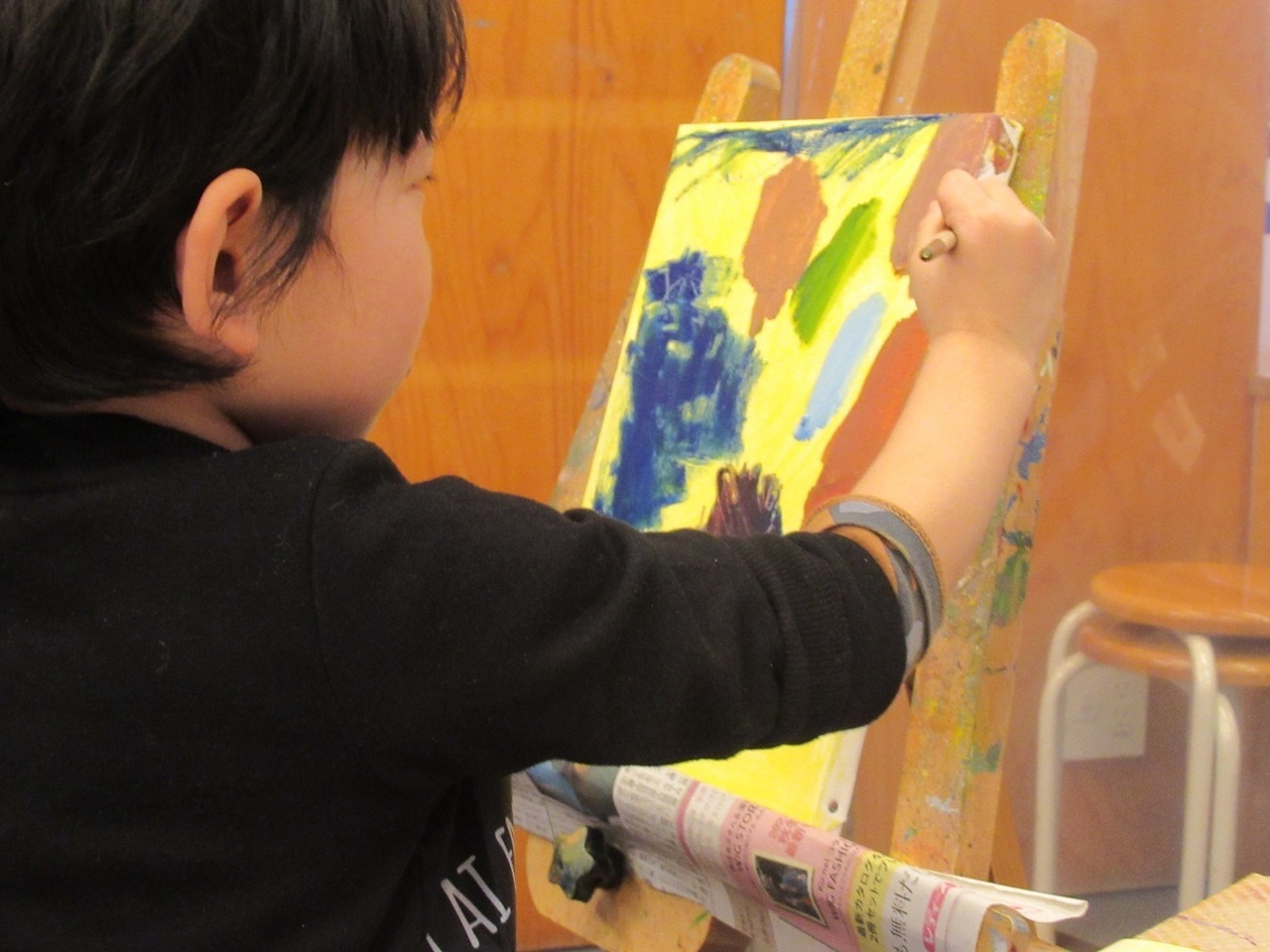 【冬休み特別ワークショップ】ちびっこ油絵