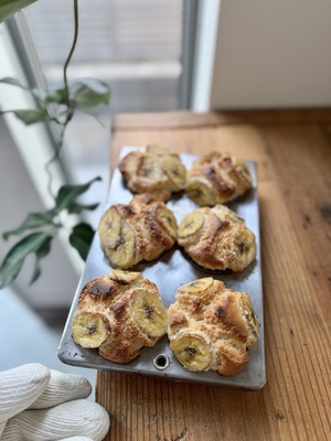 マフィン型でつくる12ヶ月の生米スイーツ　 「4月のマフィン講座（基礎講座）」