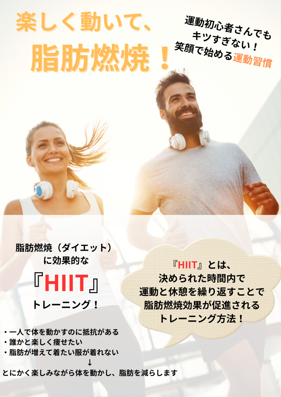 脂肪燃焼［HIIT］エクササイズ（中級）