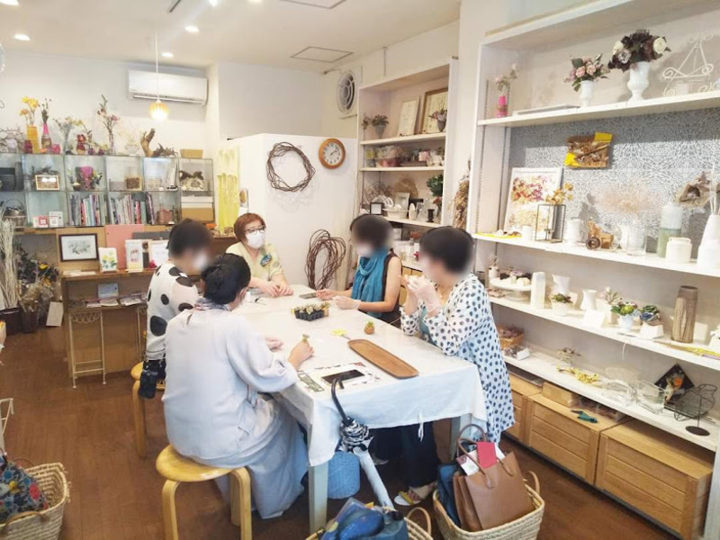 フルールドソレイユのフラワーレッスン