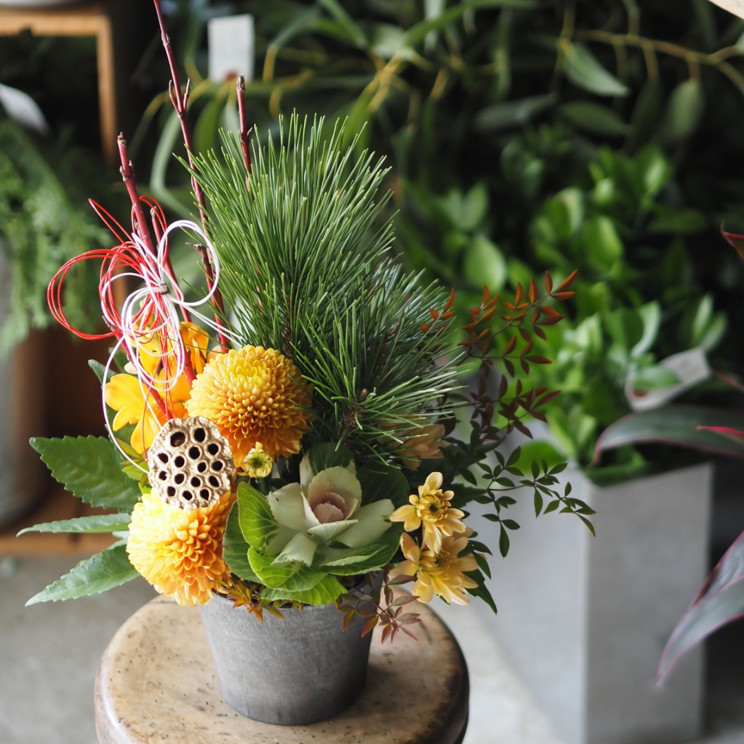 12/27（土）【新年を迎える迎春アレンジメントづくり】