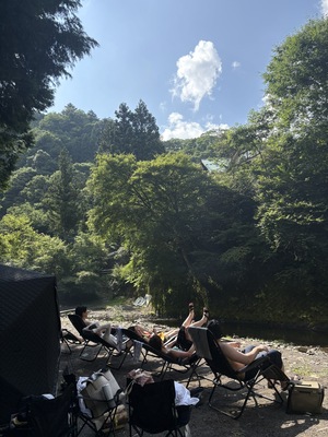 [土日祝のご予約]【東京：北秋川自然休暇村】北秋川の清流で非日常テントサウナ体験！夏でも涼しい