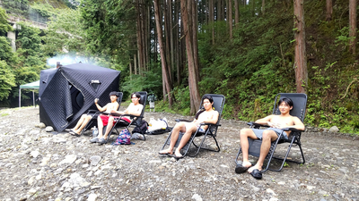 [土日祝のご予約]【東京：北秋川自然休暇村】北秋川の清流で非日常テントサウナ体験！夏でも涼しい