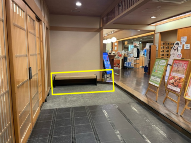 安城店レンタルスペースＢ①（温泉店内入口）