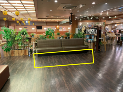 安城店レンタルスペースＢ①（温泉店内入口）