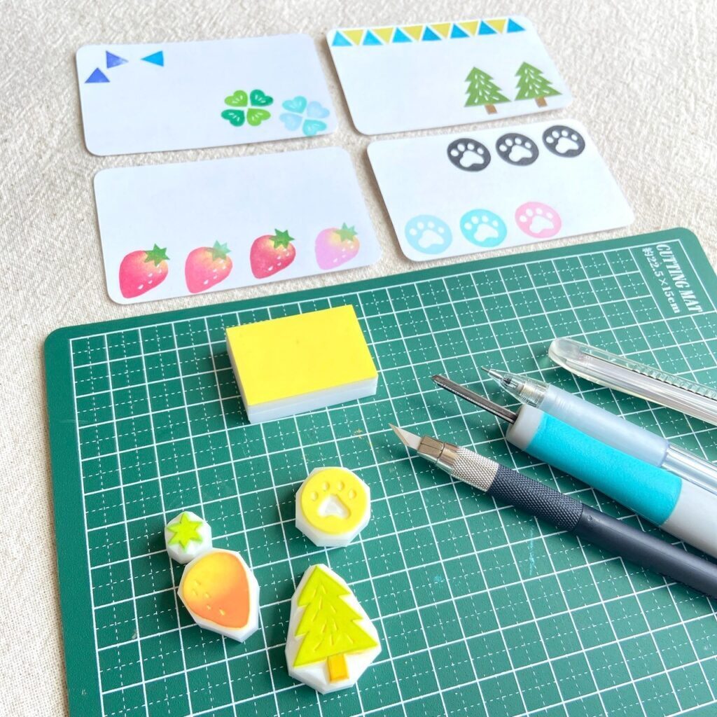 【Keitto Oppi】初めての消しゴムはんこ♪