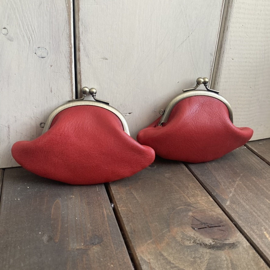 《錢屋塾》本革で作るがまぐち講座~クロワッサンのコインケース~