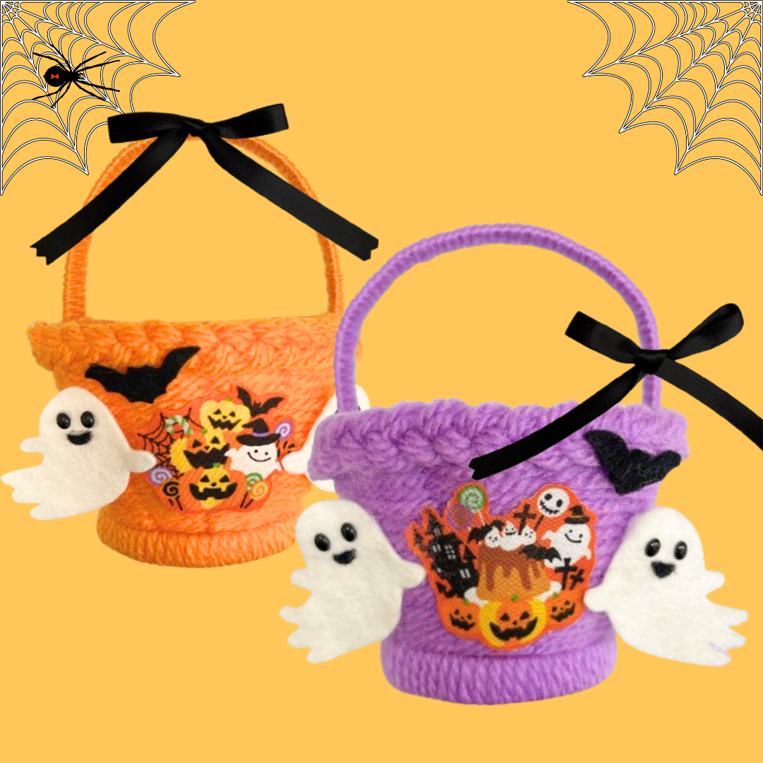 東岡山店】毛糸で作るハロウィンミニバスケット