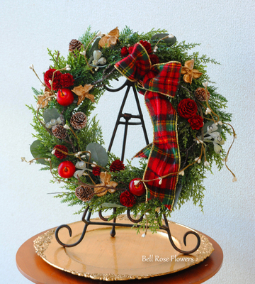 クリスマスリースLessonのご予約ページ