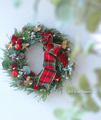 クリスマスリースLessonのご予約ページ