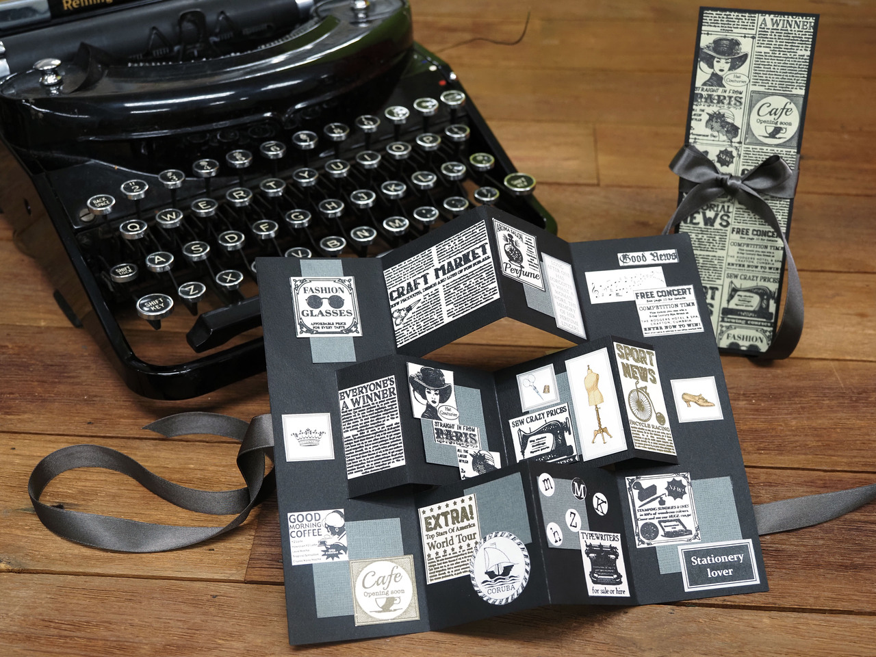 【スタンプテクニック 】 ～Collage Fold Card～ 12月19日(金)＊中学生以上