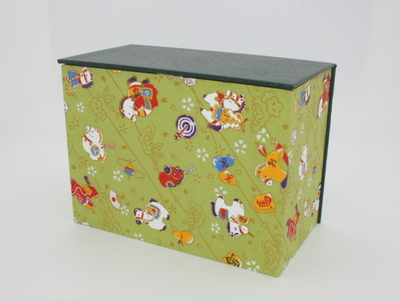 【カルトナージュ中級★★★】干支柄友禅紙で作る年賀状BOX  1月8日(木)＊中学生以上