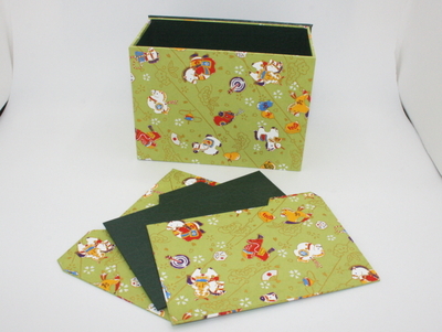 【カルトナージュ中級★★★】干支柄友禅紙で作る年賀状BOX  1月8日(木)＊中学生以上