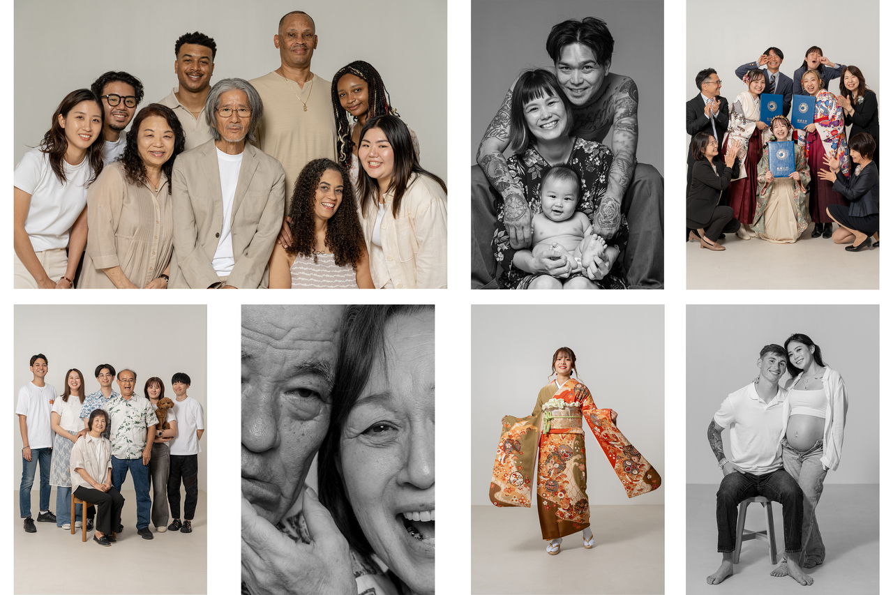 家族写真撮影(夜の部)