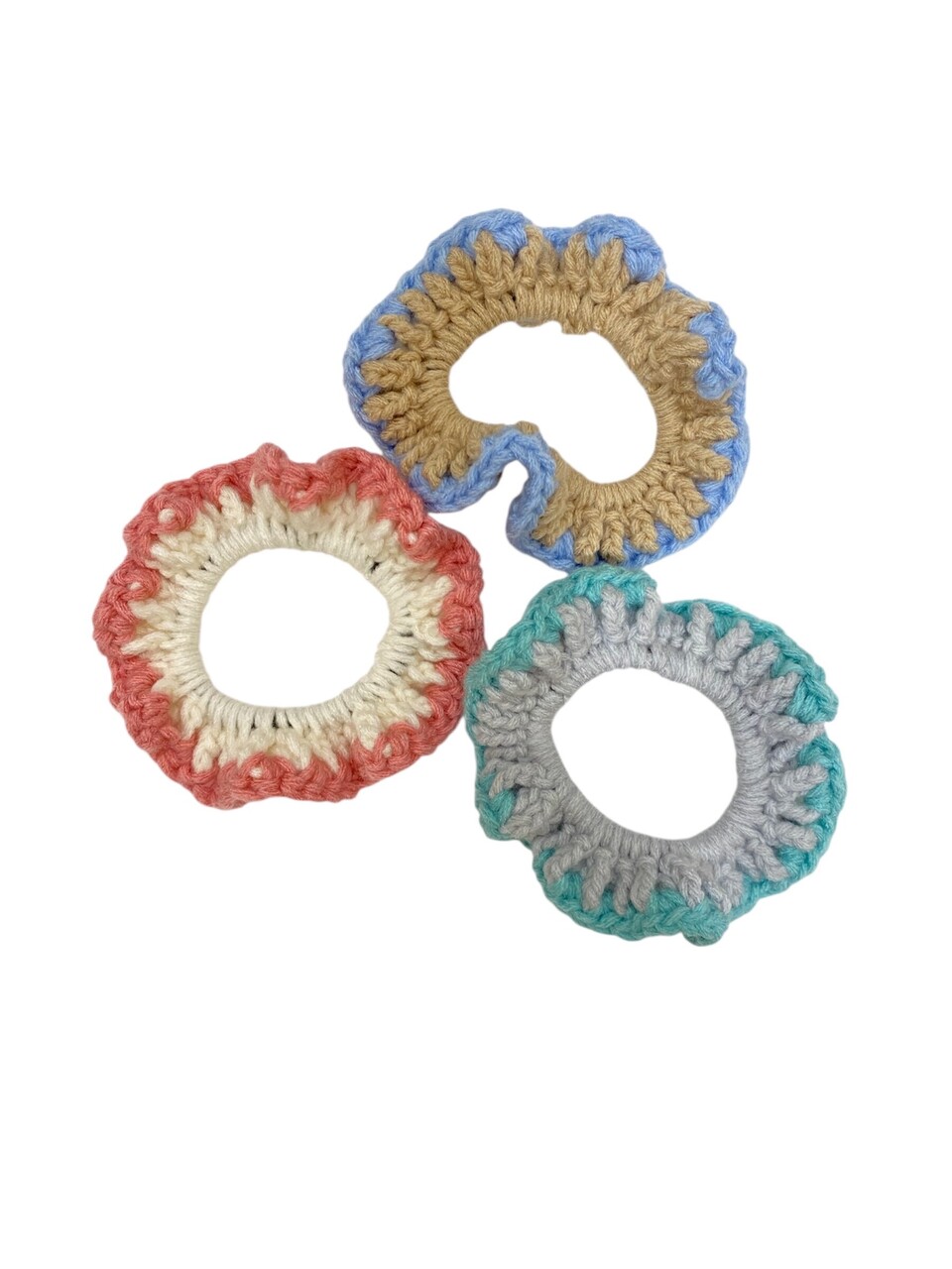 【有明ガーデン店】かぎ針編みのシュシュ