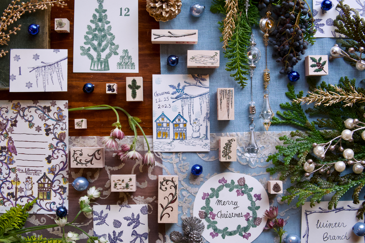 【デコスタ世界☆】ありさ&あかめがね ~お絵かきスタンプで描く冬の飾り枠~ 11月22日(土)・23日(日)*中学生以上