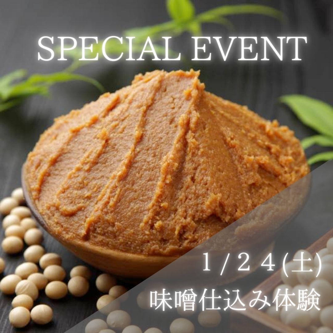 EXPERIENCE　味噌仕込み体験  〜菌と発酵を身近に感じる〜