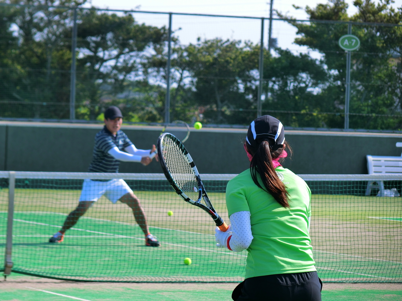 【横浜・センター北】3時間ナイターダブルスレッスン0524（2）
