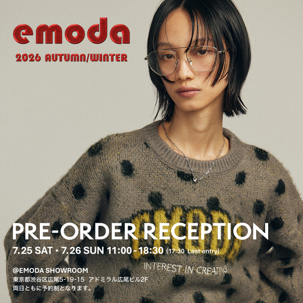 EMODA 「PREORDER RECEPTION 2026 AUTUMN」